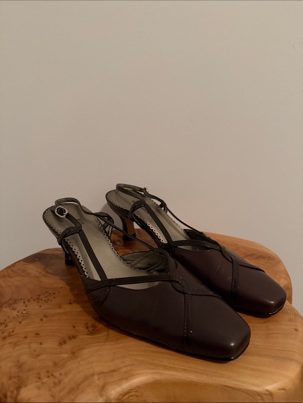 Ros Hommerson Brown Kitten Heels